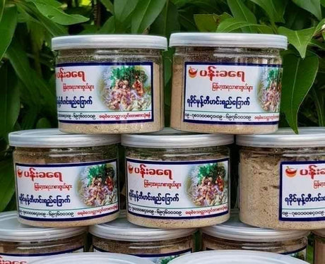 ပန်းခရေ ရခိုင်မုန့်တီ ဟင်းရည်ခြောက်